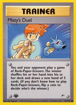 Misty's Duel 123  - 1st Edition - Common