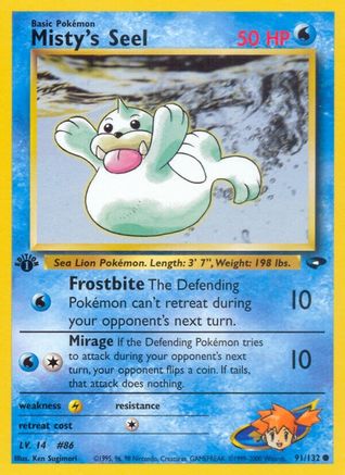 Misty's Seel 091  - 1st Edition - Common