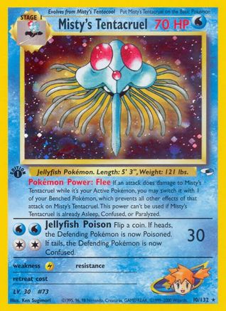 Misty's Tentacruel (10/132) [Gym Heroes 1ère édition] 