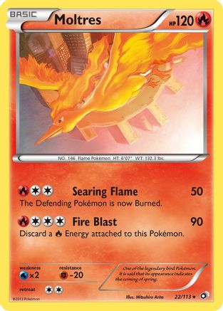Moltres 022  - Holofoil - Holo Rare