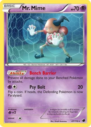 Mr. Mime 047/116  - Rare