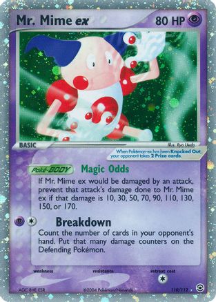 Mr. Mime ex - 110/112/112  - Holofoil - Ultra Rare