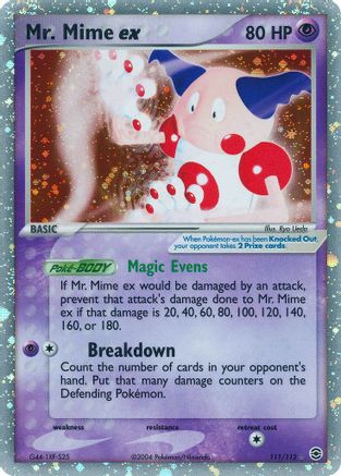 Mr. Mime ex - 111/112/112  - Holofoil - Ultra Rare