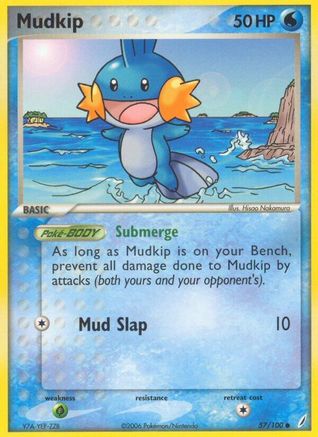 Mudkip 057/100  - Reverse Holofoil - Common