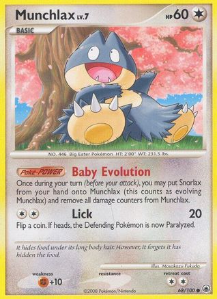 Munchlax 068/100  - Common