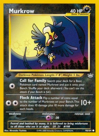 Murkrow (46/64) [Néo Révélation 1ère édition] 