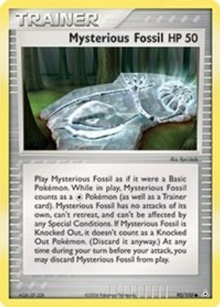 Fossile mystérieux (92/110) (Estampillé) [EX : Fantômes de Holon] 