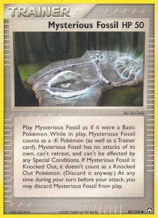 Mysterious Fossil  - Reverse Holofoil - Common