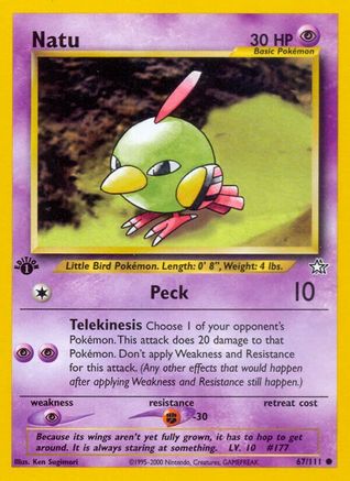 Natu (67/111) [Neo Genesis 1ère édition] 