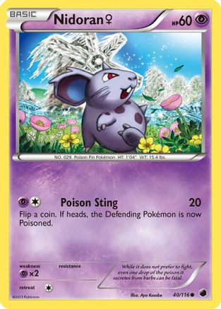 Nidoran F/116  - Common
