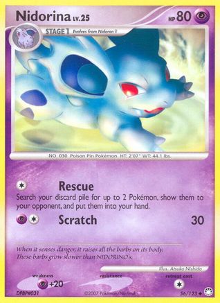 Nidorina (56/123) [Diamant et perle : trésors mystérieux] 