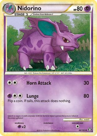 Nidorino 046  - Uncommon