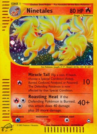 Ninetales (H19)  - Holofoil - Holo Rare