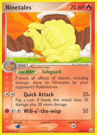 Ninetales (22/101) [EX : Légendes cachées] 