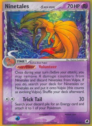Ninetales (Delta Species)/101  - Reverse Holofoil - Holo Rare