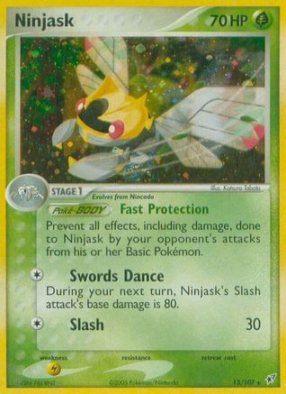 Ninjask  - Reverse Holofoil - Holo Rare