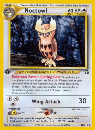 Noctowl 042  - 1st Edition - Uncommon