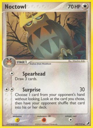 Noctowl  - Reverse Holofoil - Uncommon
