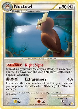 Noctowl/123  - Holofoil - Holo Rare