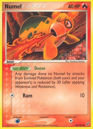 Numel (68/107) [EX : Déoxys] 