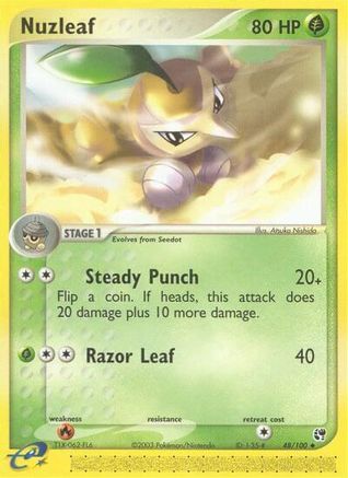 Nuzleaf - 48/100/100  - Uncommon