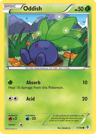 Oddish 001  - Common
