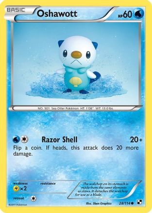 Oshawott (28) (28) 028  - Common