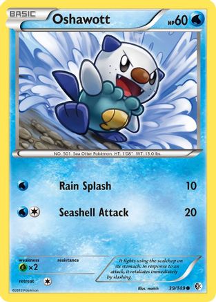 Oshawott (39/149) [Noir et blanc : frontières franchies] 