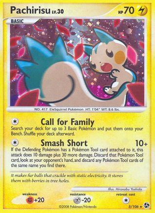 Pachirisu  - Holofoil - Holo Rare