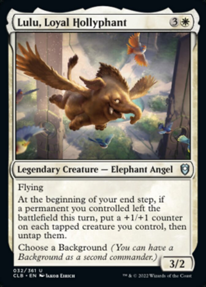 Lulu, Loyal Hollyphant [Commander Legends : Bataille de Baldur's Gate] 