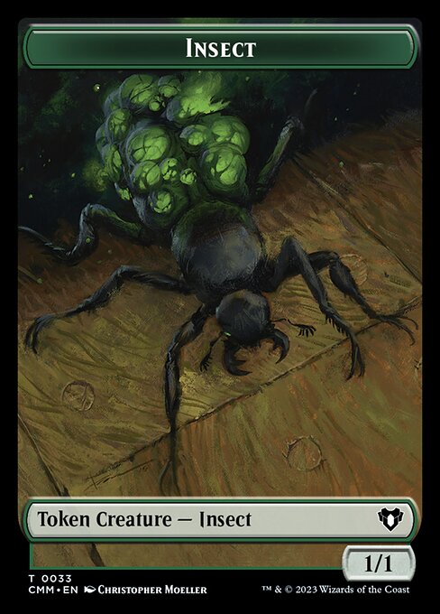 Mécanoptère // Jeton double face d’insecte [Jetons Commander Masters] 