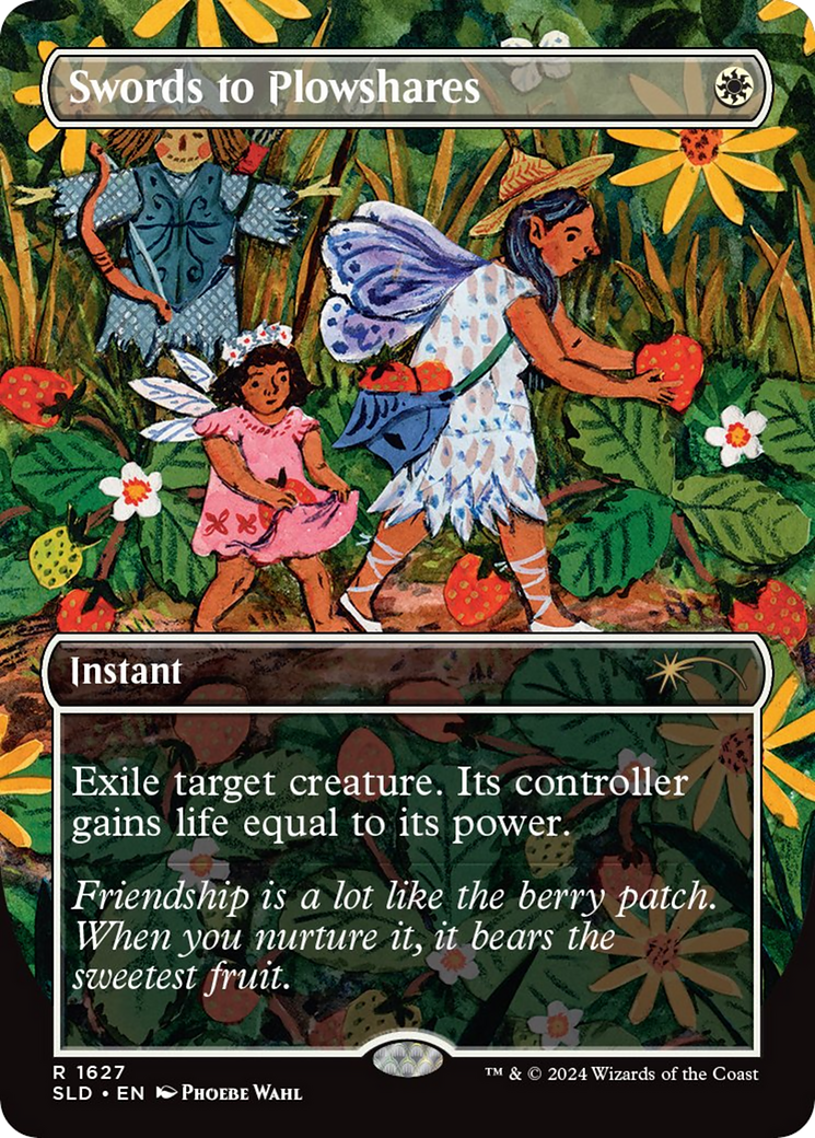 Swords to Plowshares (SLD-1627) - Secret Lair Drop (Borderless)