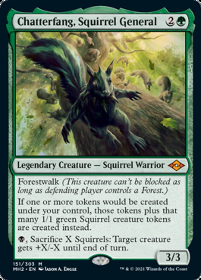 Chatterfang, Squirrel General (MH2-151) - Modern Horizons 2