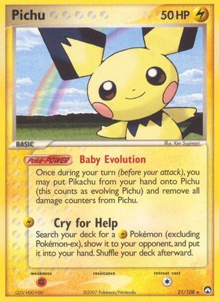 Pichu 021  - Rare