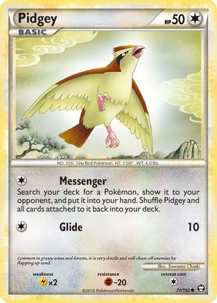 Pidgey/102  - Common