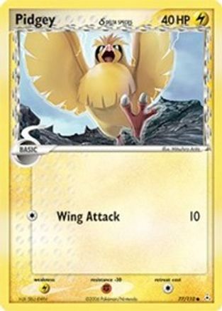 Pidgey (Delta Species) 077  - Common