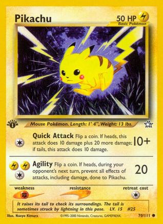 Pikachu 070  - 1st Edition - Common