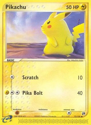 Pikachu 072  - Common