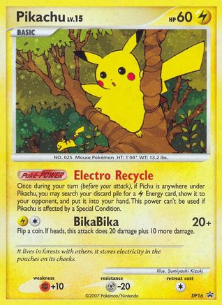 Pikachu - DP16  - Holofoil - Promo