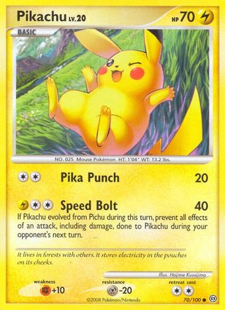 Pikachu 070  - Common