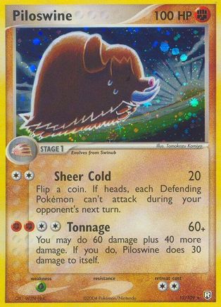 Piloswine  - Reverse Holofoil - Holo Rare