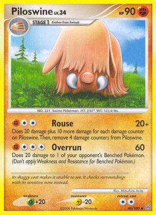 Piloswine  - Uncommon