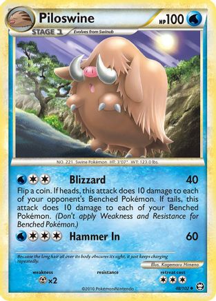 Piloswine 048  - Uncommon