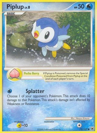 Piplup (72)  - Common