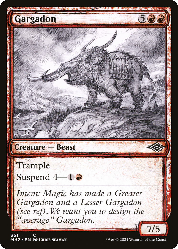 Gargadon (esquisse) [Horizons modernes 2] 