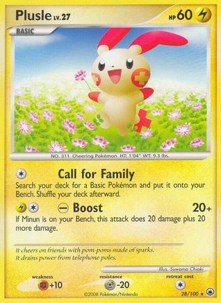 Plusle  - Rare