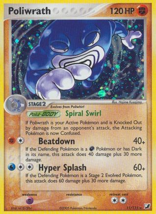 Poliwrath  - Holofoil - Holo Rare