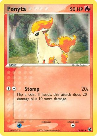 Ponyta 076/112  - Common