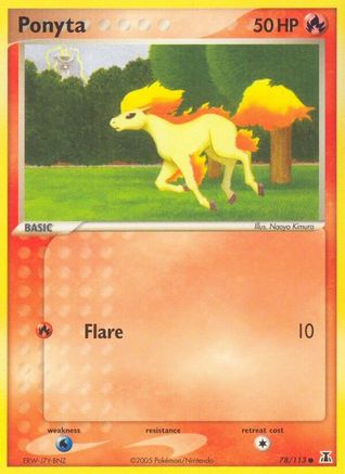 Ponyta  - Reverse Holofoil - Common