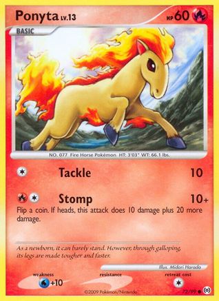Ponyta (72) (72) 072  - Common
